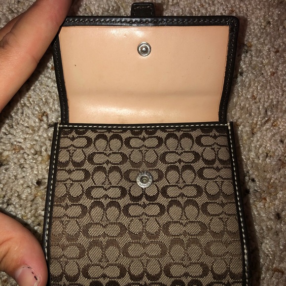 COACH⚡️ CANVAS MEDIUM BUTTON WALLET - Picture 5 of 6